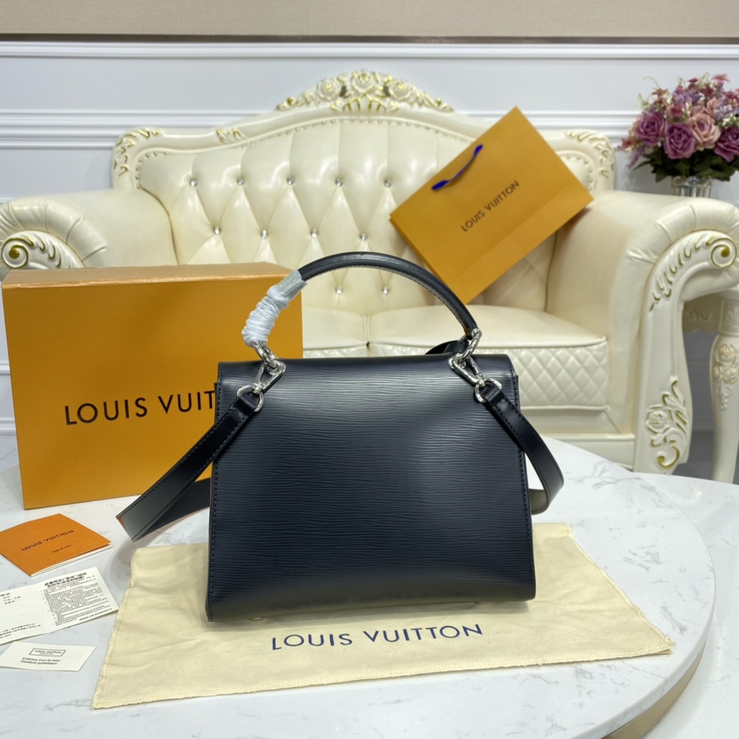 Louis Vuitton GRENELLE PM Epi Leather Shoudler Bag  M53695 Black